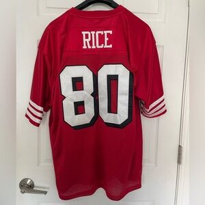 San Francisco 49ers Jerry Rice Mitchell & Ness Scarlet Legacy Jersey